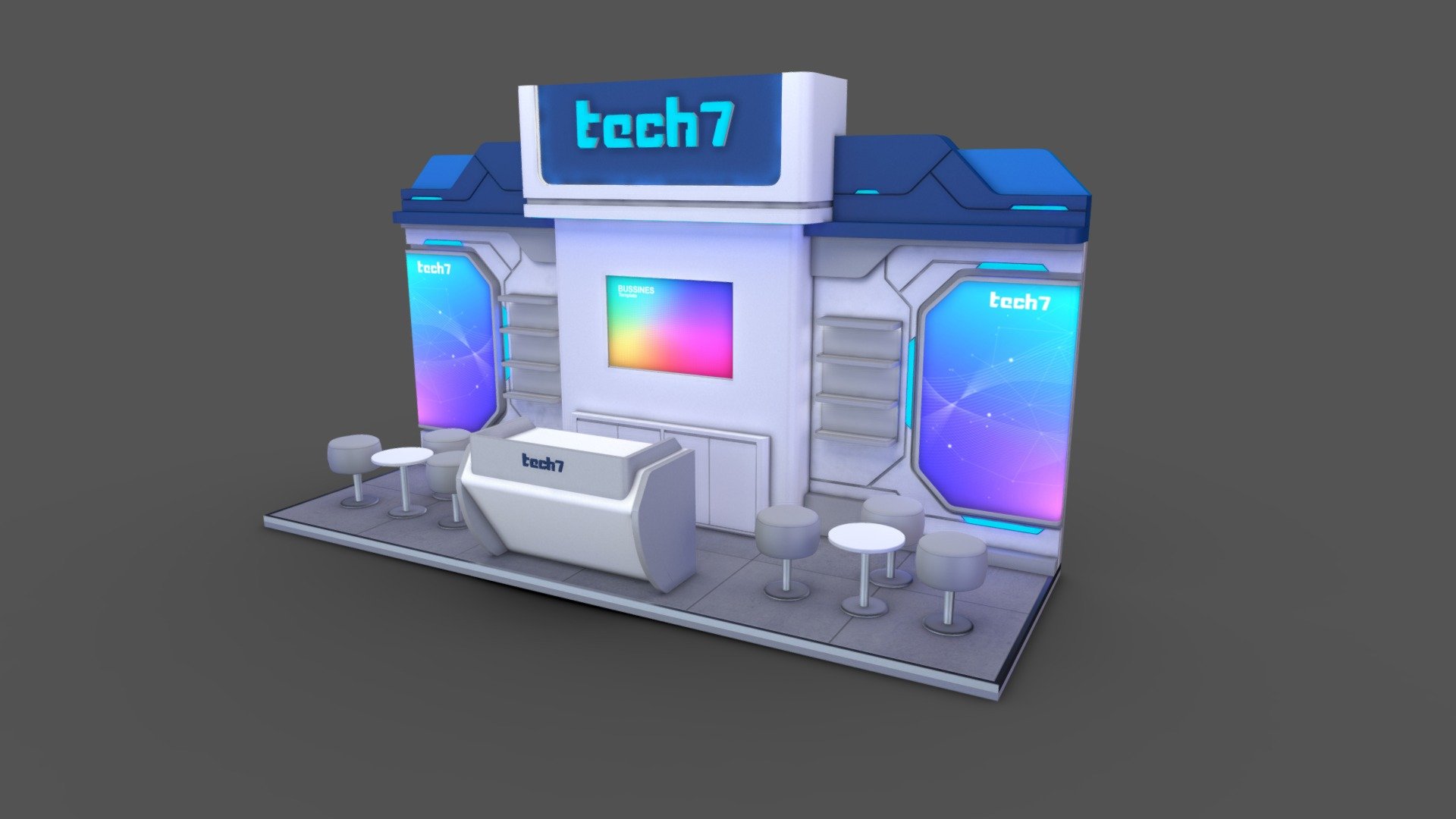 Exhibition - Stand / booth / stall  - Design

12 Sqm / 6x2m / 3 Exposed sides

Format: 

1. Autodesk 3Ds max 2020 / V ray 5

2. Autodesk 3Ds max 2017 / Default scanline

3. Obj Format





EXHIBITION STAND_2203_obj standard map




EXHIBITION STAND_2203_obj V ray complete map



4. Fbx format





EXHIBITION STAND_2203_fbx standard map




EXHIBITION STAND_2203_fbx V ray complete map



Unit: cm

thank you for visiting

If you are interested in other models, please visit my collection



EXHIBITION STAND 36 Sqm
https://sketchfab.com/fasih.lisan/collections/exhibition-stand-36-sqm-34b6419aa7ec4556b18d8a381c51db77

EXHIBITION STAND 18 Sqm
https://sketchfab.com/fasih.lisan/collections/exhibition-stand-18-sqm-9a22add1012e4c36961b6e1db26a0280

EXHIBITION STAND 9 sqm
https://sketchfab.com/fasih.lisan/collections/exhibition-stand-9-sqm-2afc738a25634768ba5335da876876f2 - EXHIBITION STAND 2203 12 Sqm - Buy Royalty Free 3D model by fasih.lisan 3d model