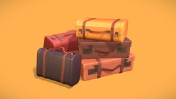 Cartoon Suitcases