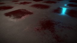 Pool of Blood Low Poly Planes blood, red, 5, unreal, pool, clot, crime, murder, plane