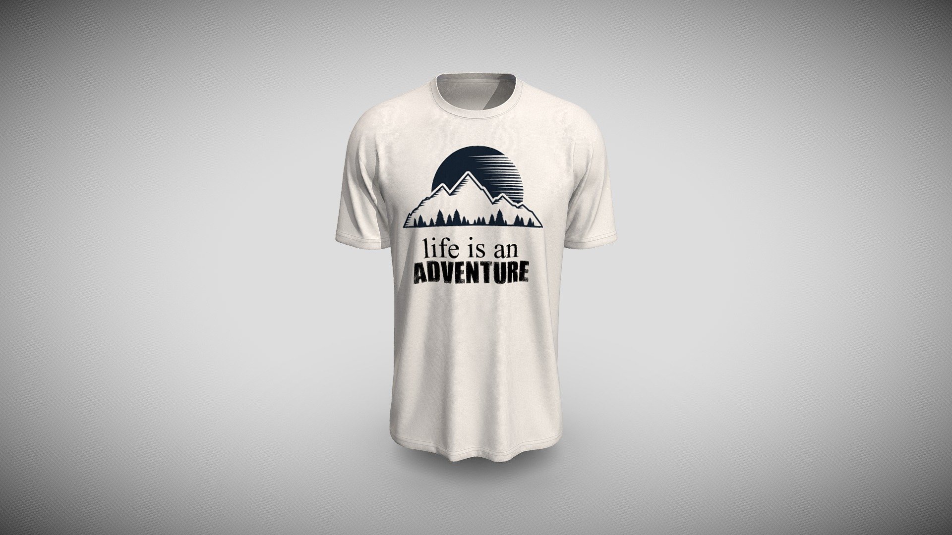 Cloth Title = Life Is an Adventure Printed Cotton T-shirt 

SKU = DG100125 

Category = Unisex 

Product Type = Tee 

Cloth Length = Regular 

Body Fit = Regular Fit 

Occasion = Casual  

Sleeve Style = Set In Sleeve 


Our Services:

3D Apparel Design.

OBJ,FBX,GLTF Making with High/Low Poly.

Fabric Digitalization.

Mockup making.

3D Teck Pack.

Pattern Making.

2D Illustration.

Cloth Animation and 360 Spin Video.


Contact us:- 

Email: info@digitalfashionwear.com 

Website: https://digitalfashionwear.com 


We designed all the types of cloth specially focused on product visualization, e-commerce, fitting, and production. 

We will design: 

T-shirts 

Polo shirts 

Hoodies 

Sweatshirt 

Jackets 

Shirts 

TankTops 

Trousers 

Bras 

Underwear 

Blazer 

Aprons 

Leggings 

and All Fashion items. 





Our goal is to make sure what we provide you, meets your demand 3d model