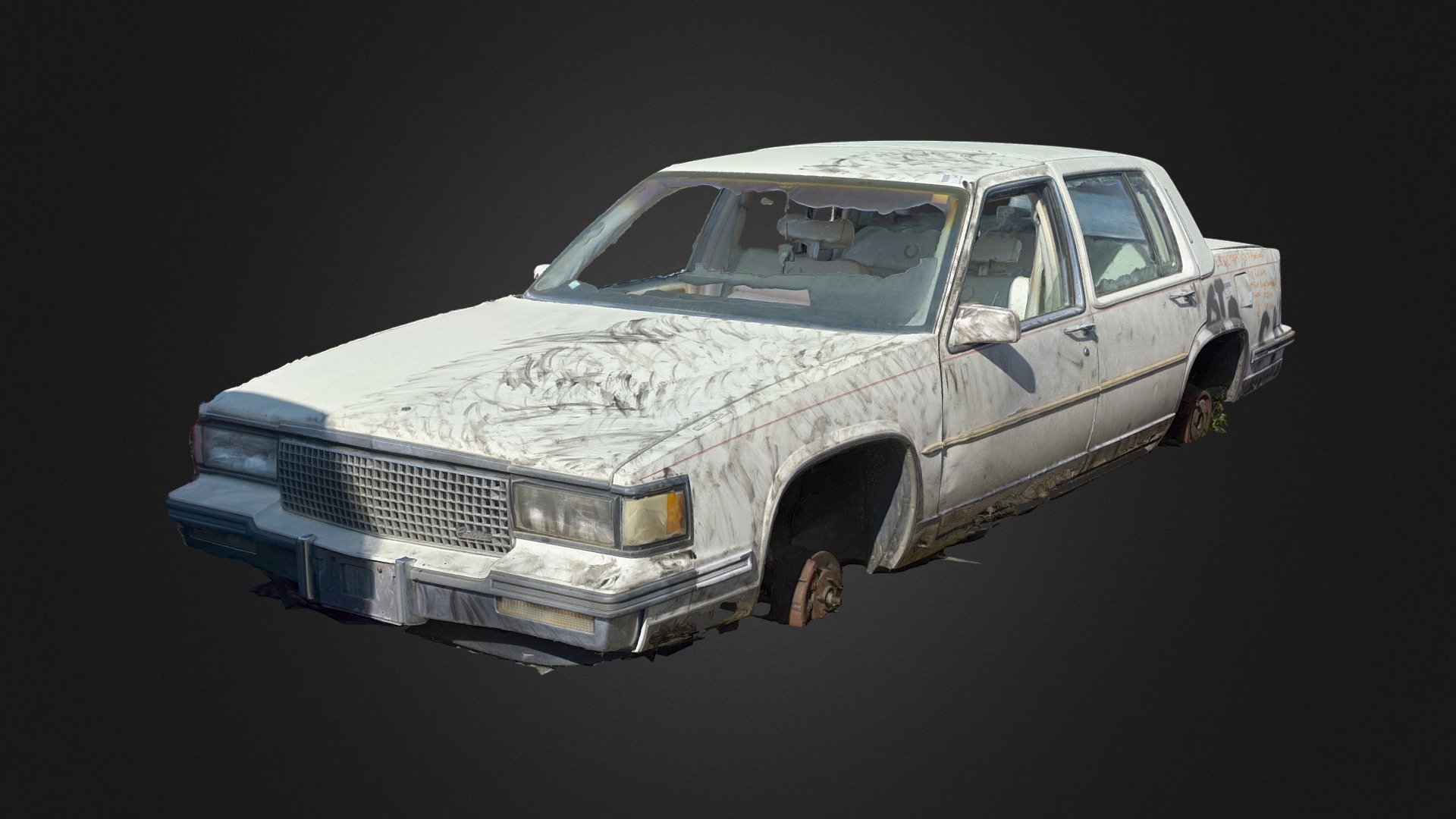 High-accuracy photoscan Intended for use as modeling reference.

Photos taken with my Nikon D3400 and polarizing filter

Created in RealityCapture from 992 images - 1987-1988 Fleetwood [Scan] - 3D model by Rush_Freak 3d model
