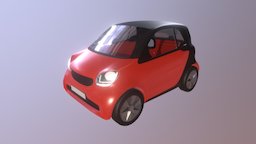 Fahrzeug typ smart, wip, auto, mid-poly, work-in-progress, fahrzeug, typ, vis-all-3d, 3dhaupt, 3d-symbol, fahrzeugmodule-2, blender3d, car, fahrzeug-typ-microcar