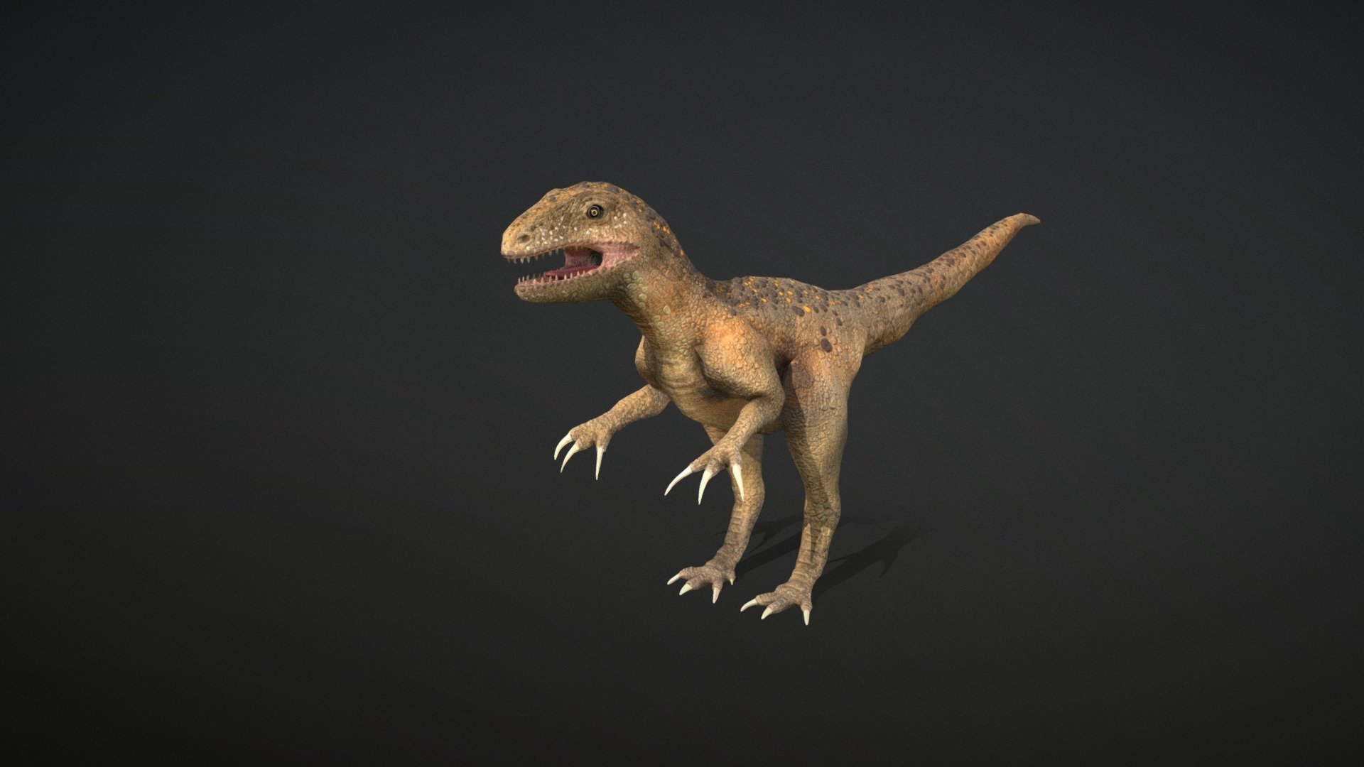 Dinosaur for a University project - Dino - 3D model by lawtrigg 3d model