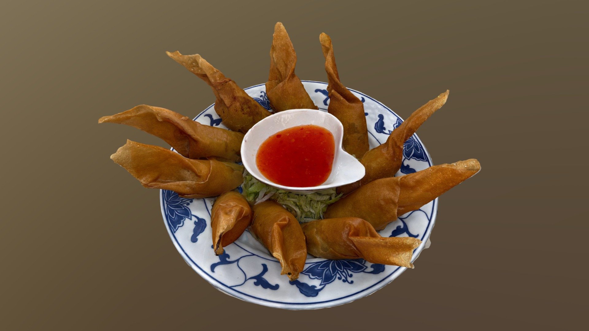 Crispy spring rolls filled with fresh vegetables

Emma’s
Boldly Redefined Asian Cuisine Driven by modern culinary technique and Northern California influence

817 Francisco Blvd W, San Rafael, CA 94901 - Emma's Vegetable Spring Rolls - 3D model by Augmented Reality Marketing Solutions LLC (@AugRealMarketing) 3d model