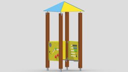 Lappset Play House 01 tower, frame, bench, set, children, child, gym, out, indoor, slide, equipment, collection, play, site, vr, park, ar, exercise, mushrooms, outdoor, climber, playground, training, rubber, activity, carousel, beam, balance, game, 3d, sport, door