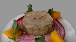 Foie gras from Pirouette food, gras, foie, metashape, agisoft, foie-gras
