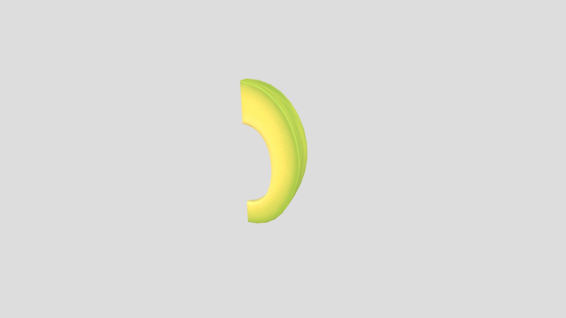 Avocado Slice 3d model.      
    


File Format      
 
- 3ds max 2021  
 
- FBX  
 
- OBJ  
    


Clean topology    

No Rig                          

Non-overlapping unwrapped UVs        
 


PNG texture               

2048x2048                


- Base Color                        

- Normal                            

- Roughness                         



210 polygons                          

212 vertexs                          
 - Avocado Slice - Buy Royalty Free 3D model by bariacg 3d model