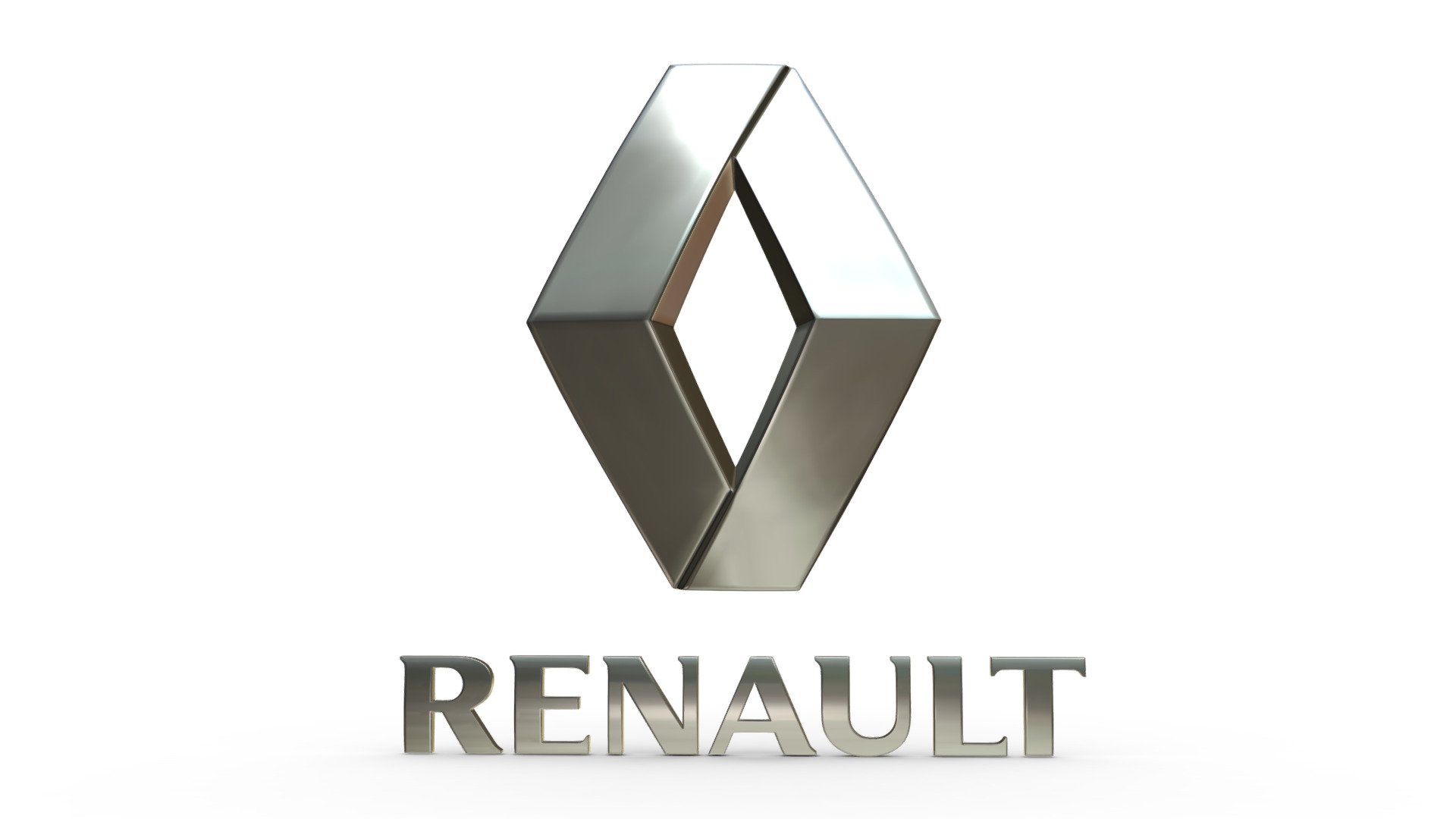 Renault Logo - 3D model by PolyArt (@ivan2020) 3d model