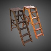 Ladder ladder, tools, 3dsmax, 3dsmaxpublisher