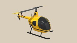 Stylized helicopter toy, stylized, helisopter
