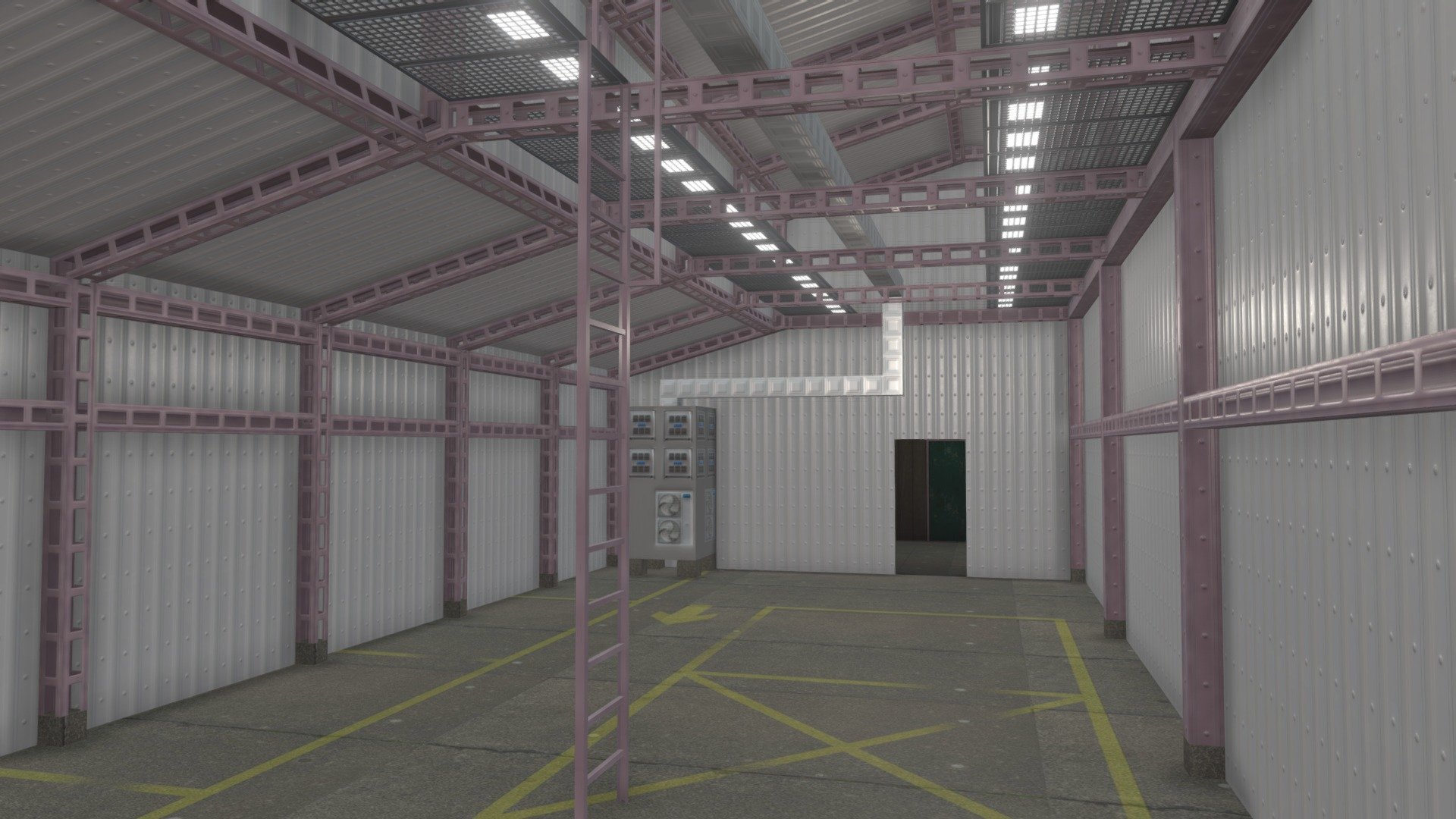 VR Abandoned Warehouse Building - VR Abandoned Warehouse Building - Buy Royalty Free 3D model by jimbogies 3d model