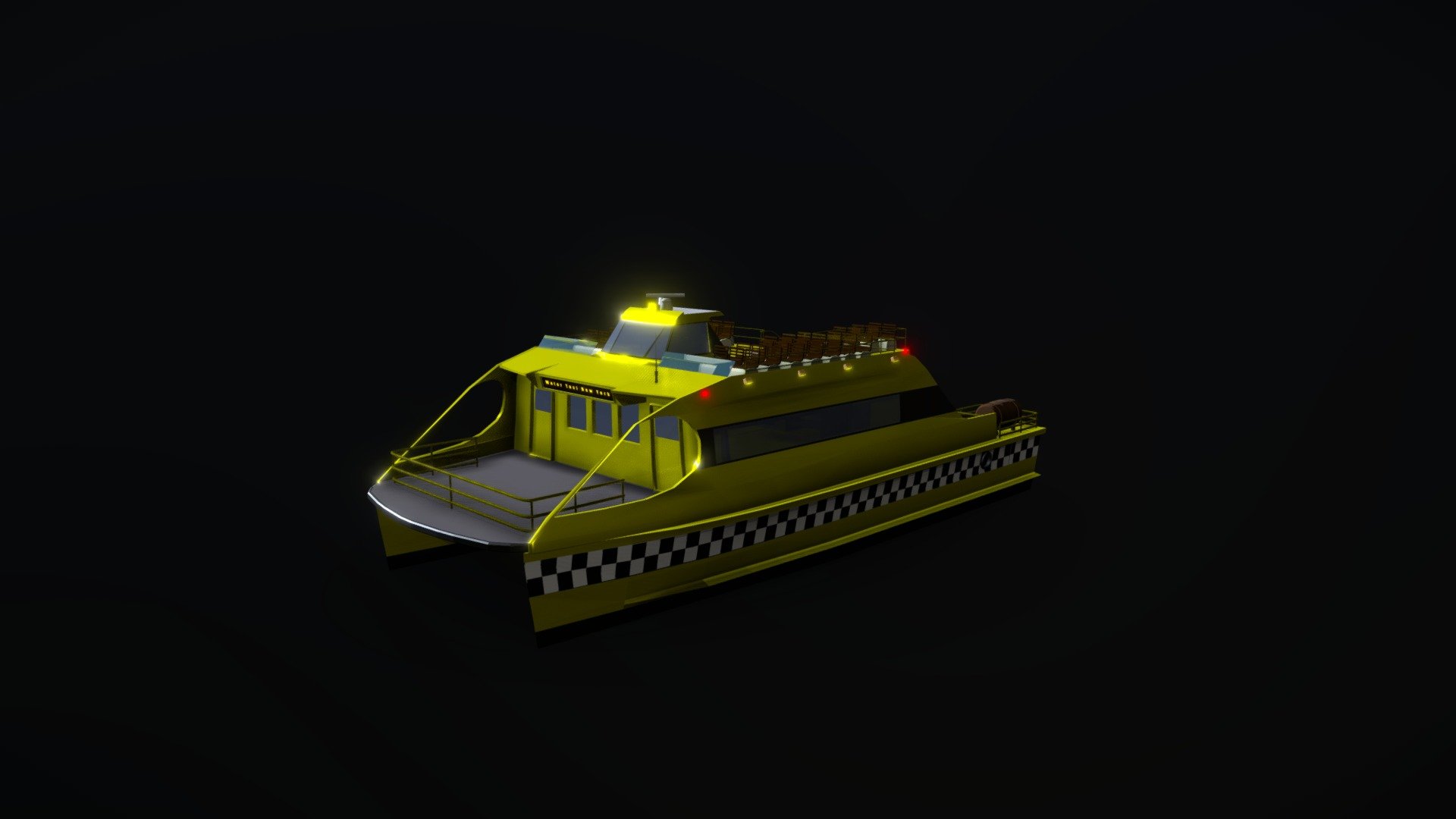 Water Taxi New York - 3D model by rafatali4891 3d model