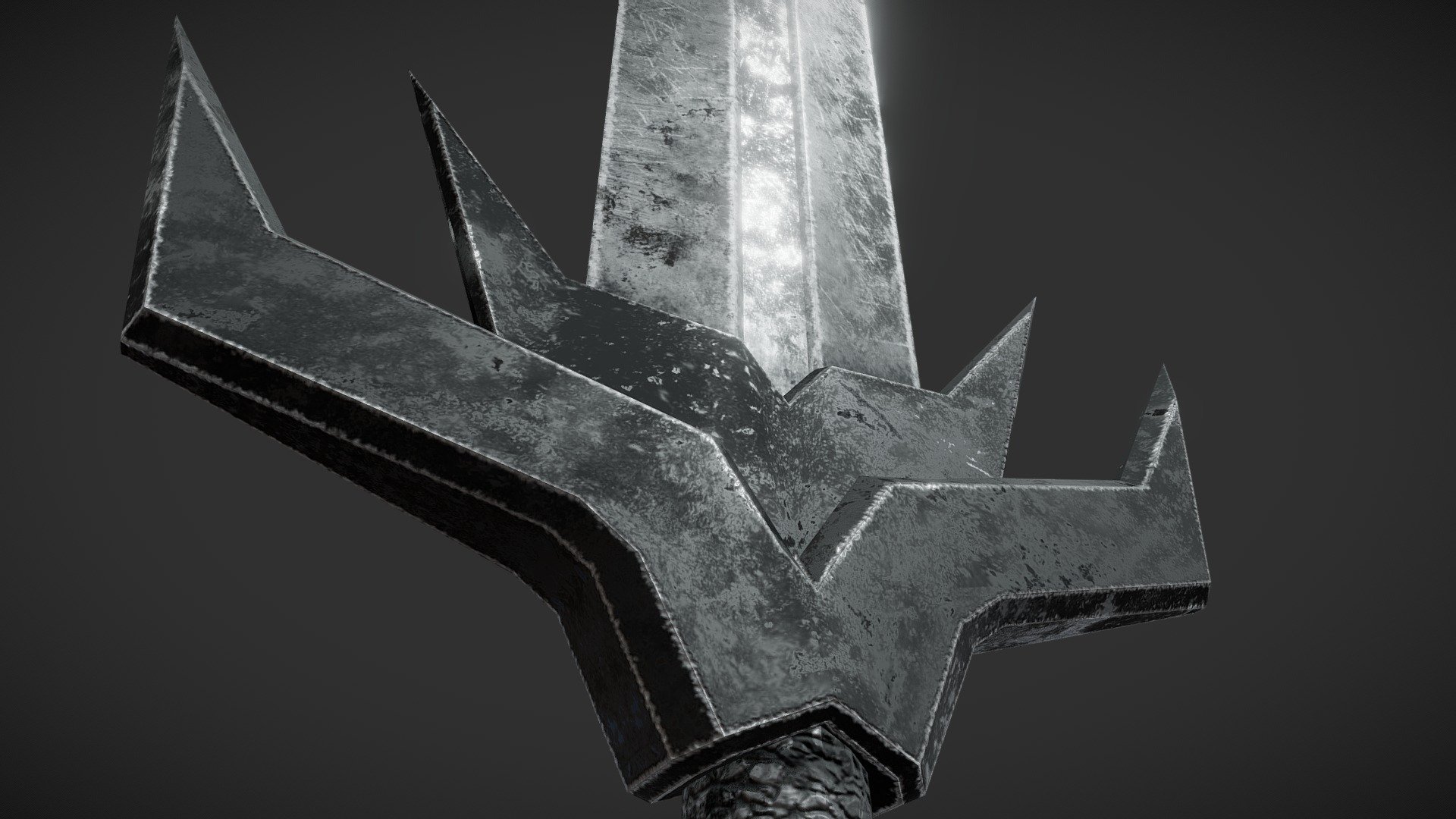 learning substance painter, great tool speeds up your work
Model made in blender
Portfolio showcase
 - Medieval weapons - 3D model by Stuku 3d model