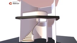 Diamond Stair Balustrade Walnut Handrail