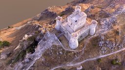 Rocca Calascio castle, mountain, italy, fortress, aquila, apennine, photogrammetry, 3dscan