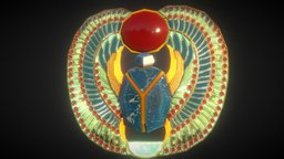 Ancient Egyptian Jewelry jewelry, ornament, scarab, king, pectoral, jade, substancepainter, substance, gold