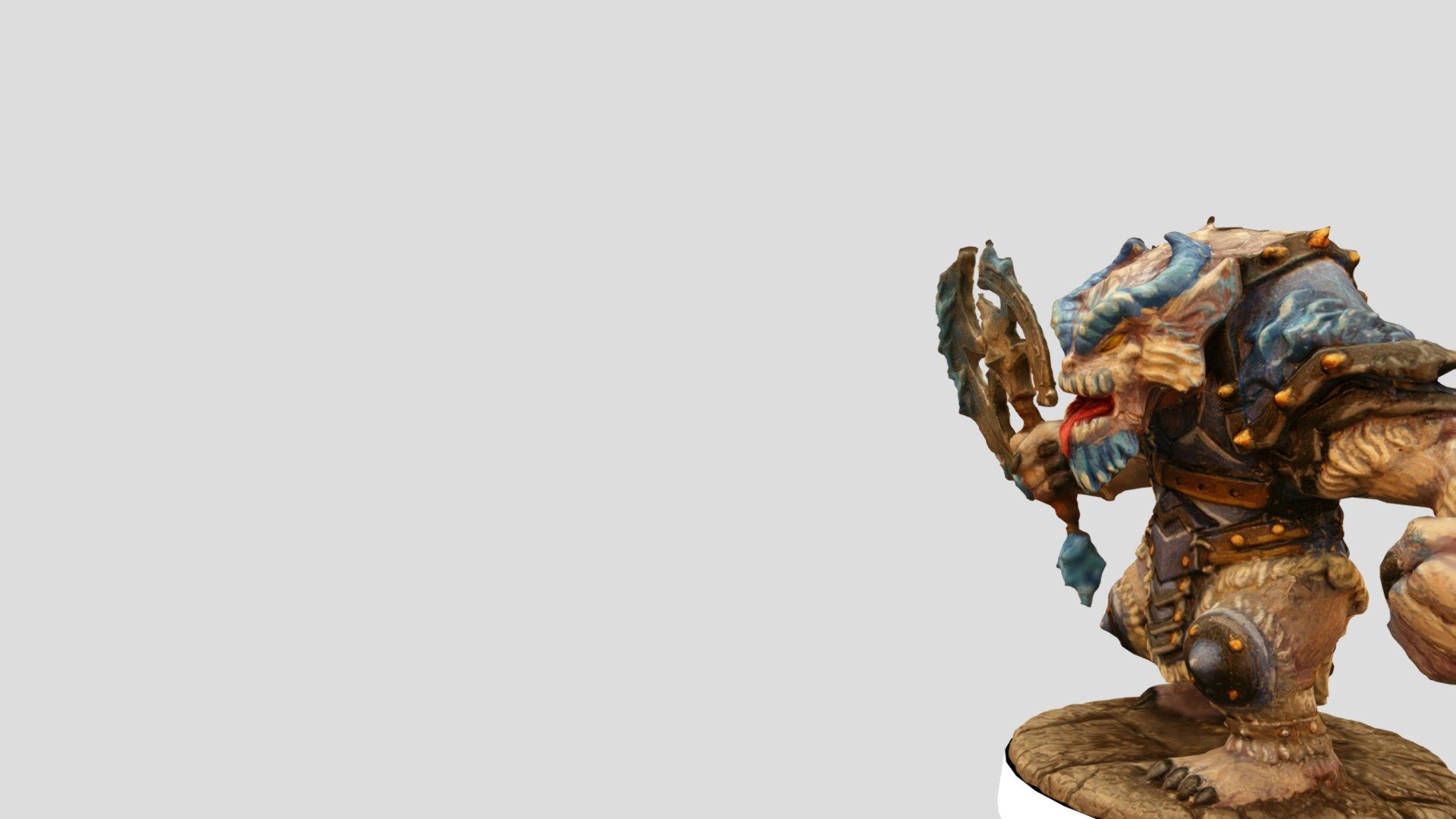 This is the boss from the HeroQuest 2022 Frozen Horror Expansion.

My 3D asset generated with photogrammetry software 3DF Zephyr v7.507 processing 50 images - Frozen Horror - Buy Royalty Free 3D model by Chad "Duke Blitzein" C (@chad_c) 3d model