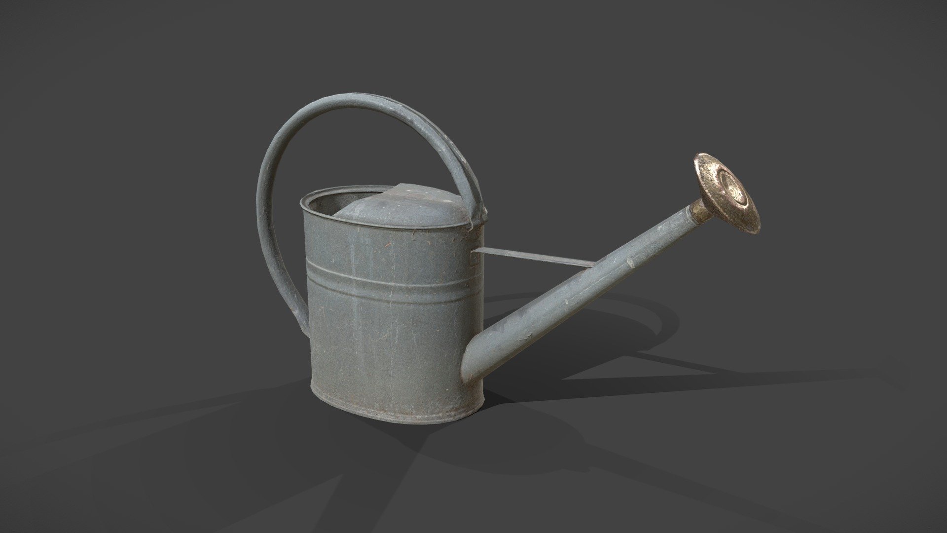 photogrammetry scan - Watering Can - low poly - 3D model by Tommy Pengilley (@pengilley) 3d model