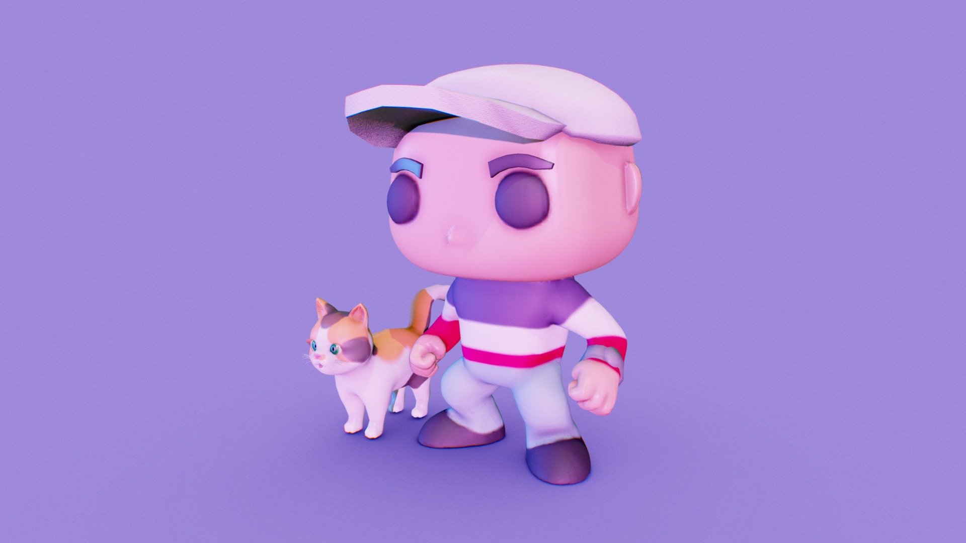 Funko Pop comission for a friend, these are not meant to be 3D printed so it's not really optimized for that purpose 3d model