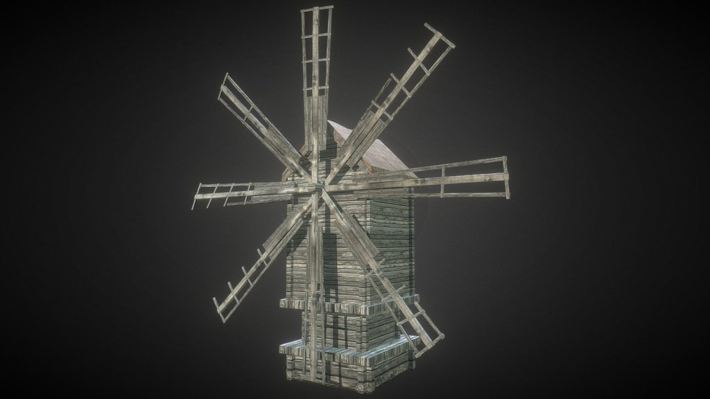 Turbosquid: -link removed- - Old windmill - 3D model by cordy 3d model
