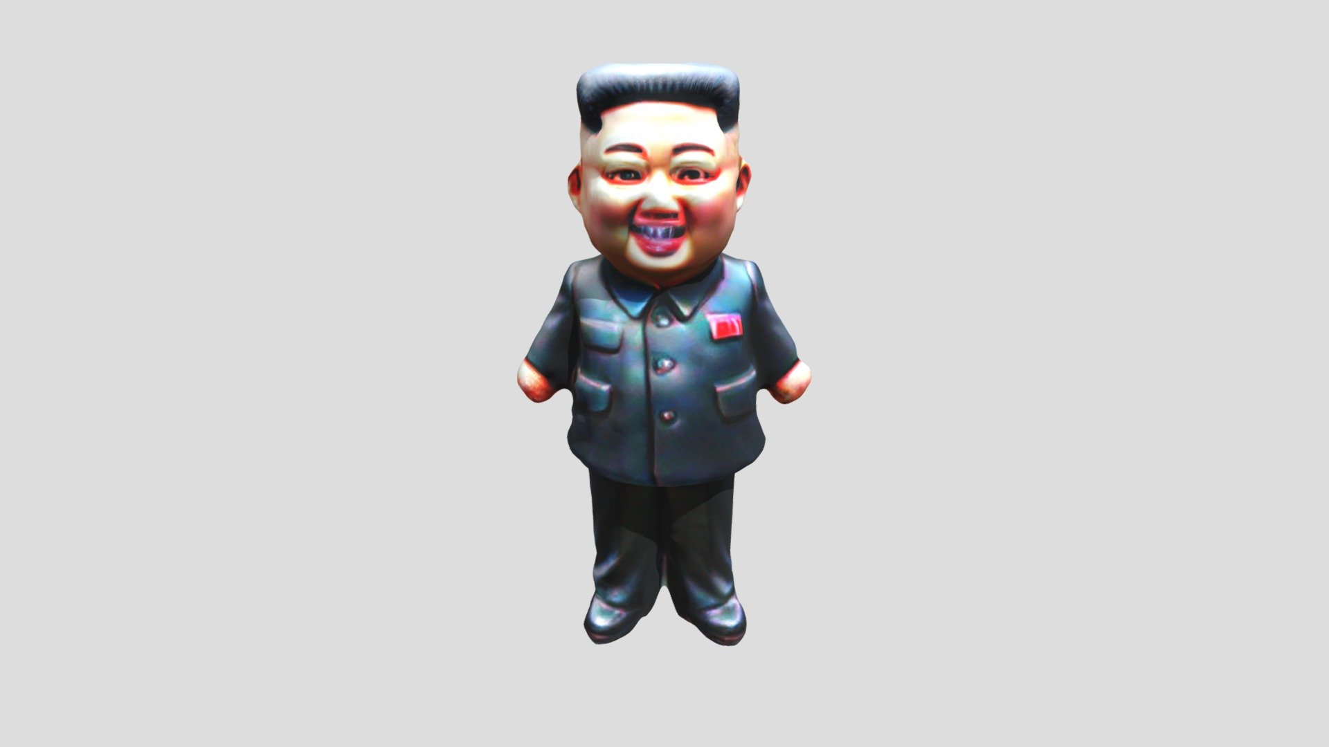 Kim Jong Un Bobblehead, Lifelike, Realistic, High Quality, Highly Detailed, Sharp - Kim Jong Un Bobblehead - Buy Royalty Free 3D model by HistoryView.org (@HistoryView) 3d model