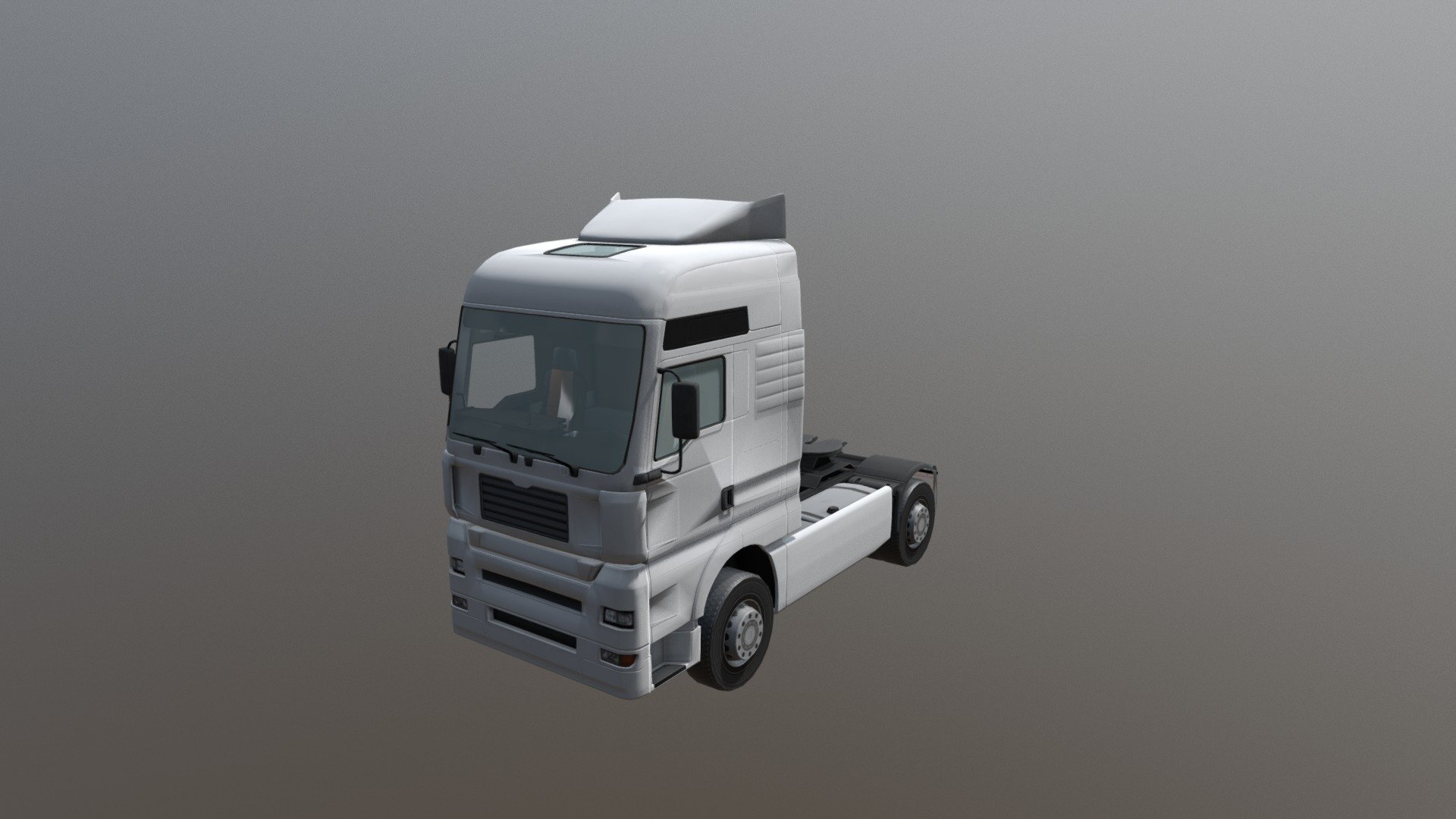 MAN TGA truck, no brand, Unity3d ready - MAN TGA - Buy Royalty Free 3D model by marek.bakalarczuk 3d model