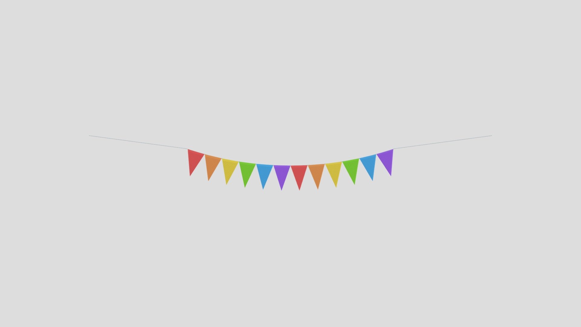 Textures: 128 x 128, Rainbow colors on texture.

Materials: 1 - Multi Color Pennant Banner

Flat shaded.

Mirrored.

Subdivision Level: 0

Origin located on middle-center.

Polygons: 864

Vertices: 468

Formats: Fbx, Obj, Stl, Dae.

I hope you enjoy the model! - Multi Color Pennant Banner - Buy Royalty Free 3D model by Ed+ (@EDplus) 3d model