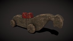 Medieval Wheeled Horse Toy