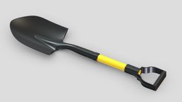 Shovel kit, saw, tape, hammer, set, screw, complete, tools, generic, new, big, collection, wrench, vr, ar, pliers, realistic, tool, old, machine, screwdriver, toolbox, stanley, vise, gardening, dewalt, asset, game, 3d, low, poly, axe, hand