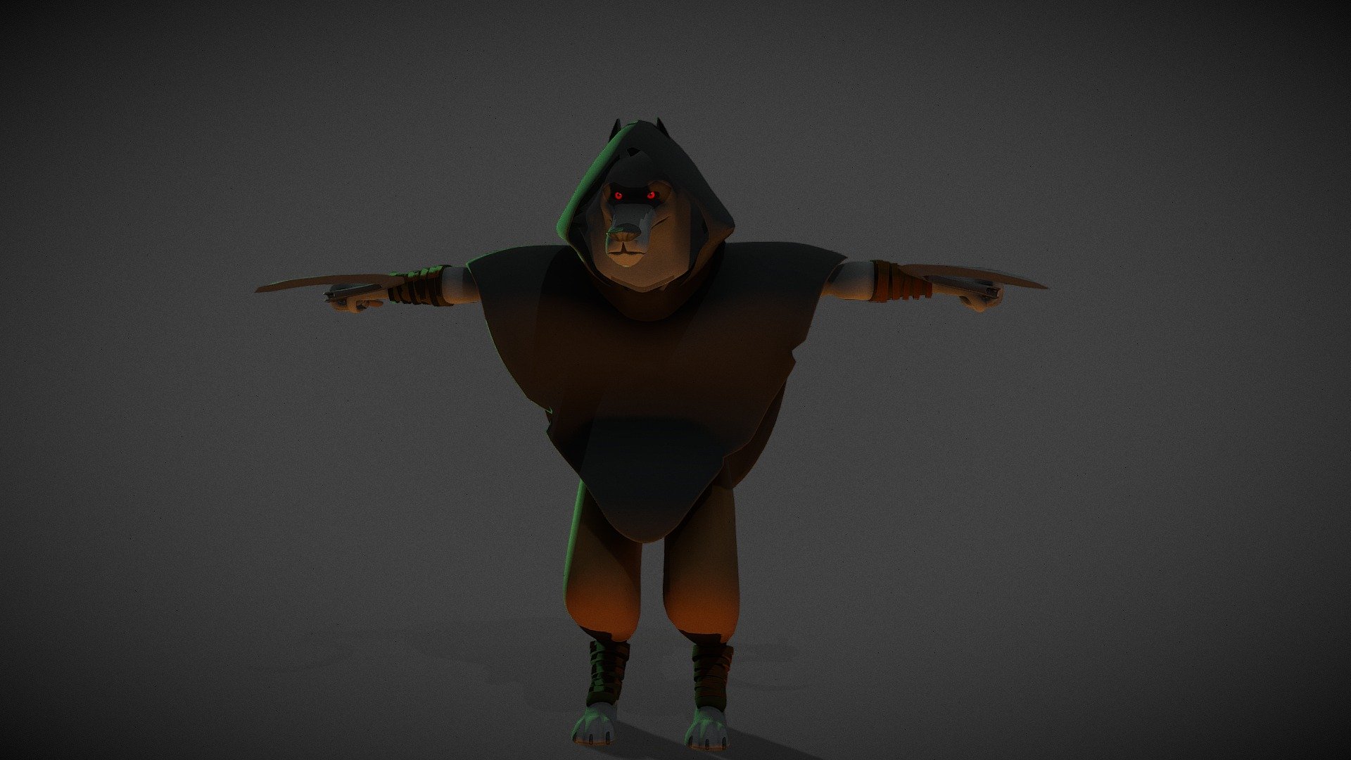 Big Bad Wolf / Death From Puss In Boots: The Last Wish 

-Rigged

-Textured

-Shape Keys (For Expressions)

Hope you guys like it :D - Big Bad Wolf / Death V2 T-pose Rigged - Download Free 3D model by CVRxEarth 3d model