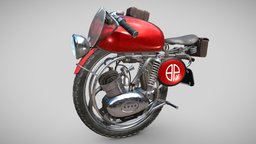 Monobike Red Speed bike, red, challenge, unicycle, mechanical, motorbike, motorcycle, monocycle, engine, monowheel, monobike, texturing, pbr, gear, monobikechallenge