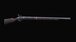 musket XIX century rifle, assets, prop, vintage, props, fire, old, musket, rifles, xix, weapon, asset, weapons, gun, guns