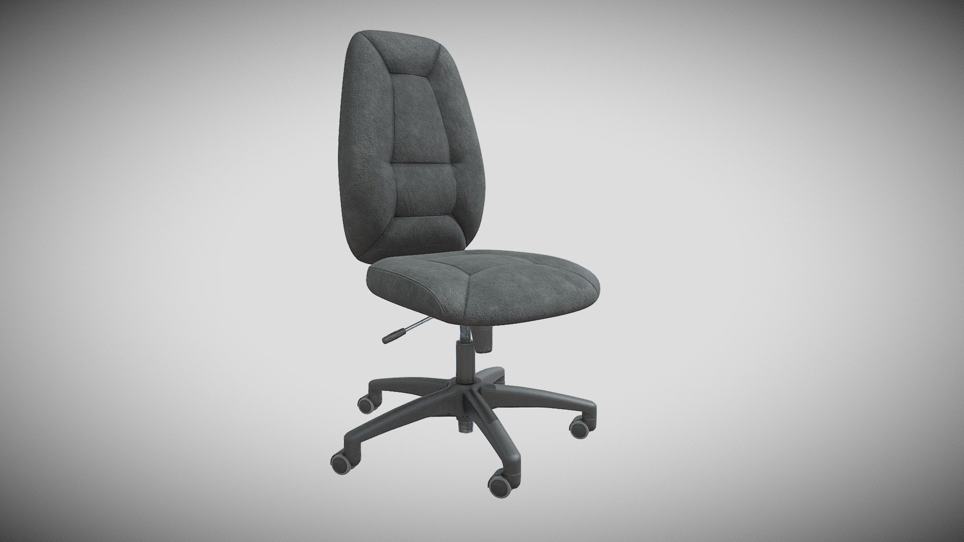 something I made during my internship as a bigger prop - Desk Chair - 3D model by Max Slot (@xclovisx) 3d model