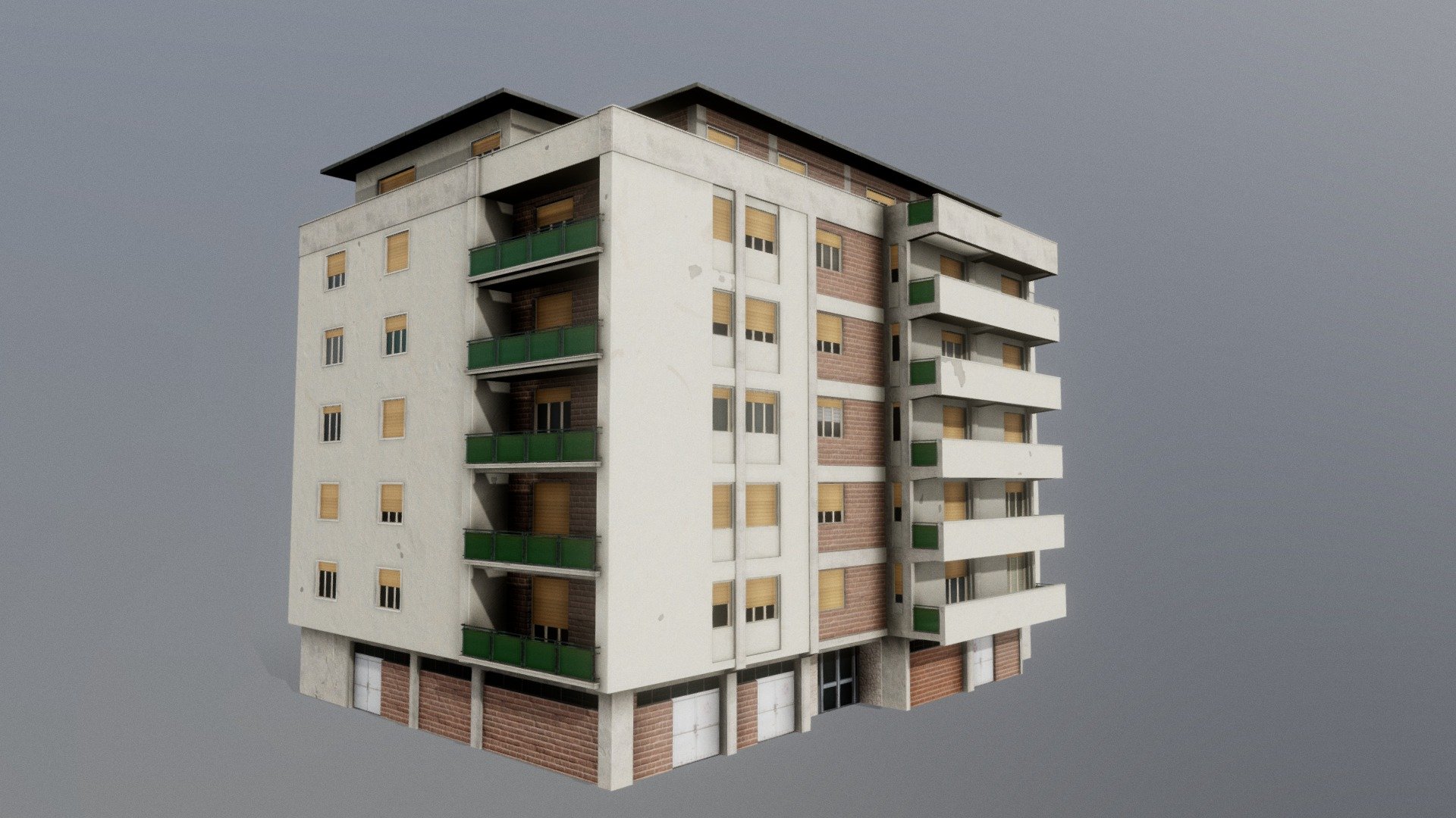 Italian Apartment 3 - 3D model by Wikiquik 3d model