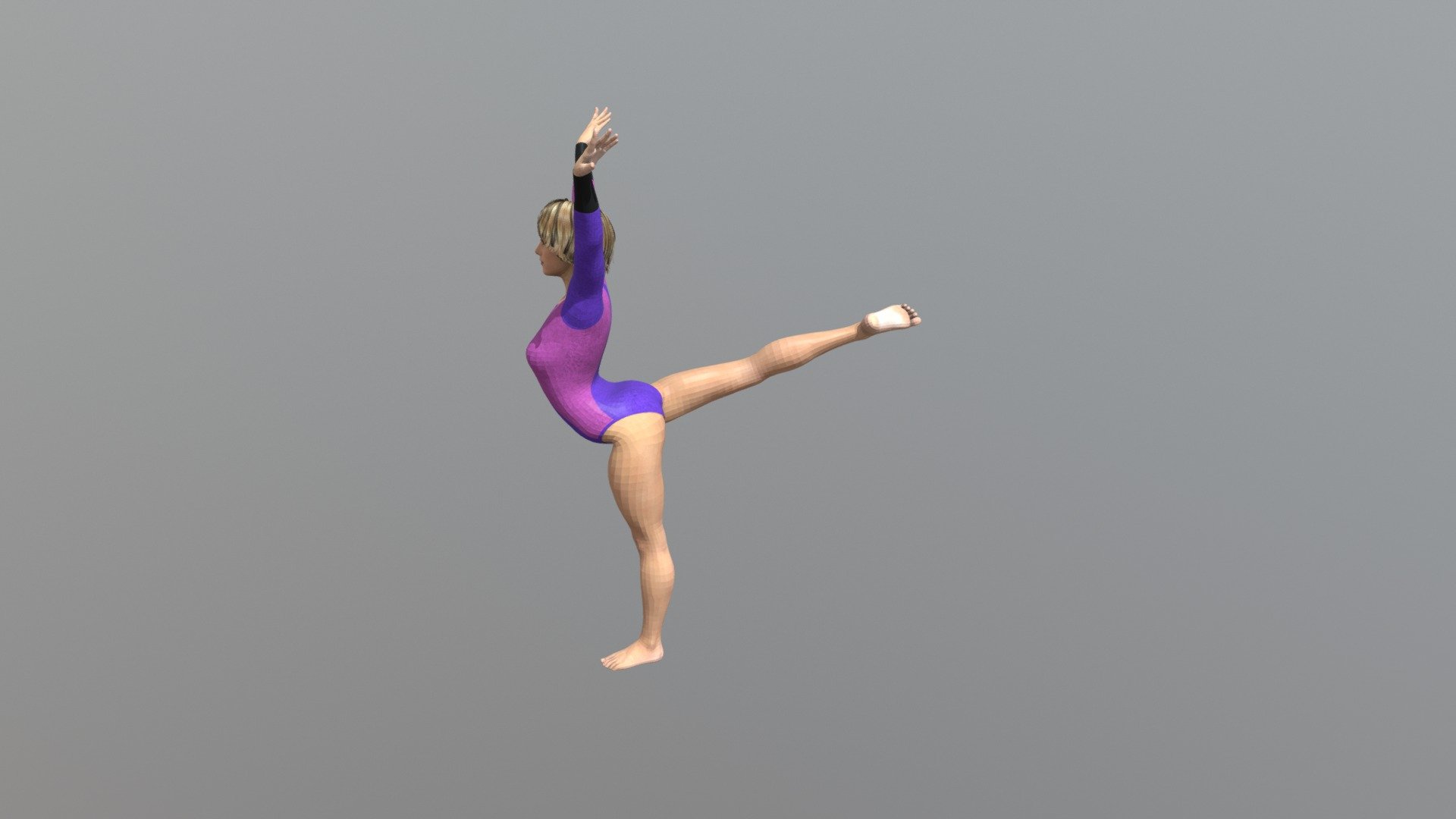 Published by 3ds Max - gymnastics 8 - 3D model by Dr.Ahmed Talha (@dr.ahmed) 3d model