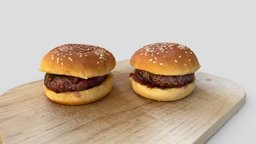 Cheeseburgers burger, hamburger, cheeseburger, realityscan