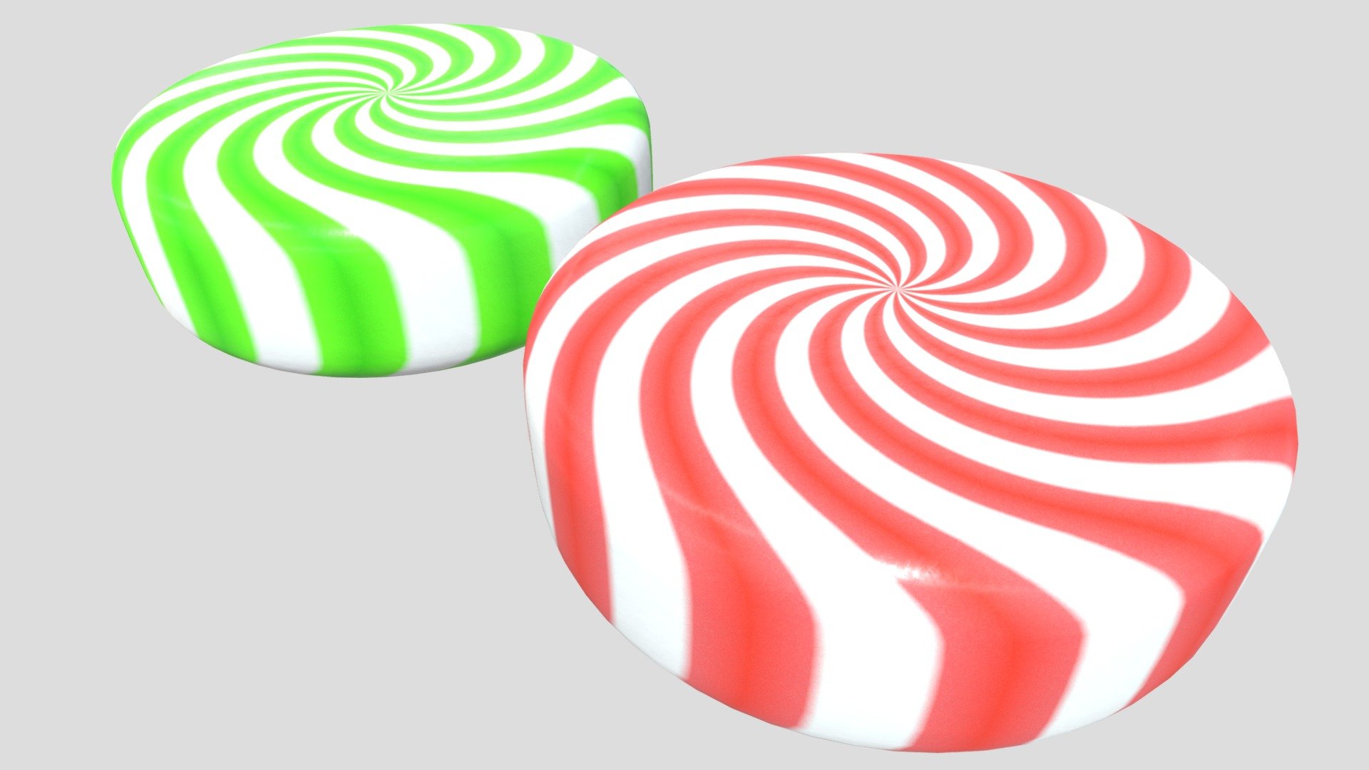 Peppermint Candy model, 

it contains BaseTexture and normal map 3d model