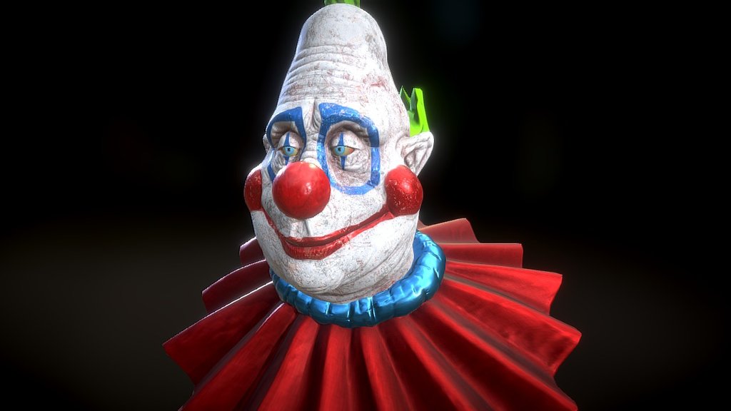 I know im late with my Halloween post but here it is. One of the Clowns from killer klowns from outer space - Killer Klown - 3D model by Kenn090 3d model