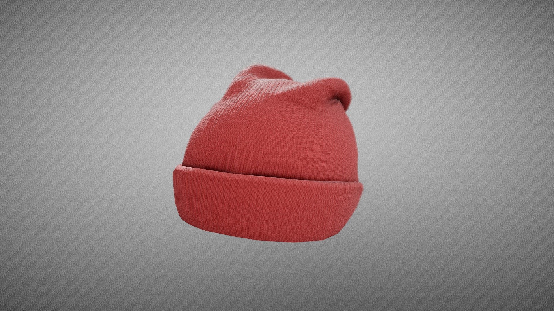 Simple beanie, real world scale, non overlapping UV, can use tileable textures 3d model