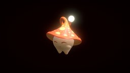 the little one has a hat with a ball of light hat, cute, chibi, tiny, maya, creature, ball, light