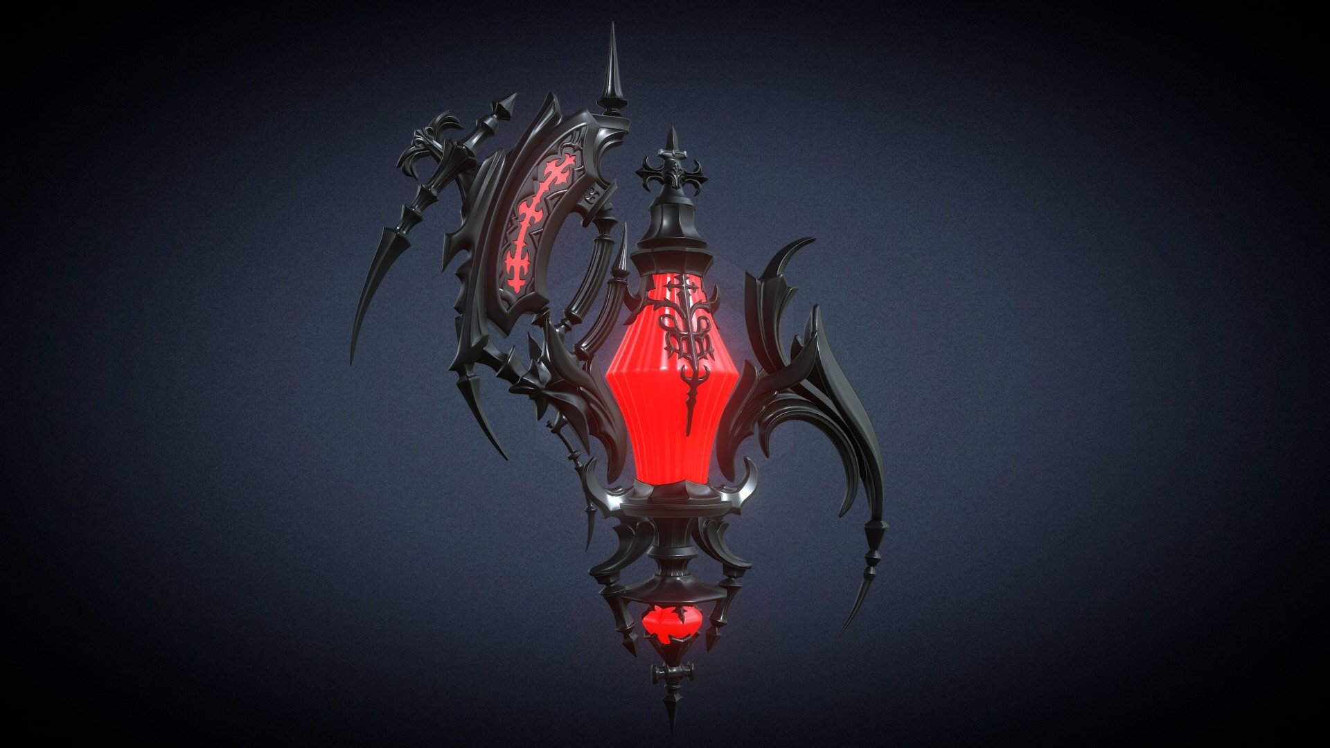 This casting orb pairs with the Antiquated Murgleis we designed as a 3D print commission item for a client. It is nearly as complex as the sword itself! - FFXIV - Red Mage - Antiquated Murgleis Focus Orb - 3D model by fusedcreations 3d model
