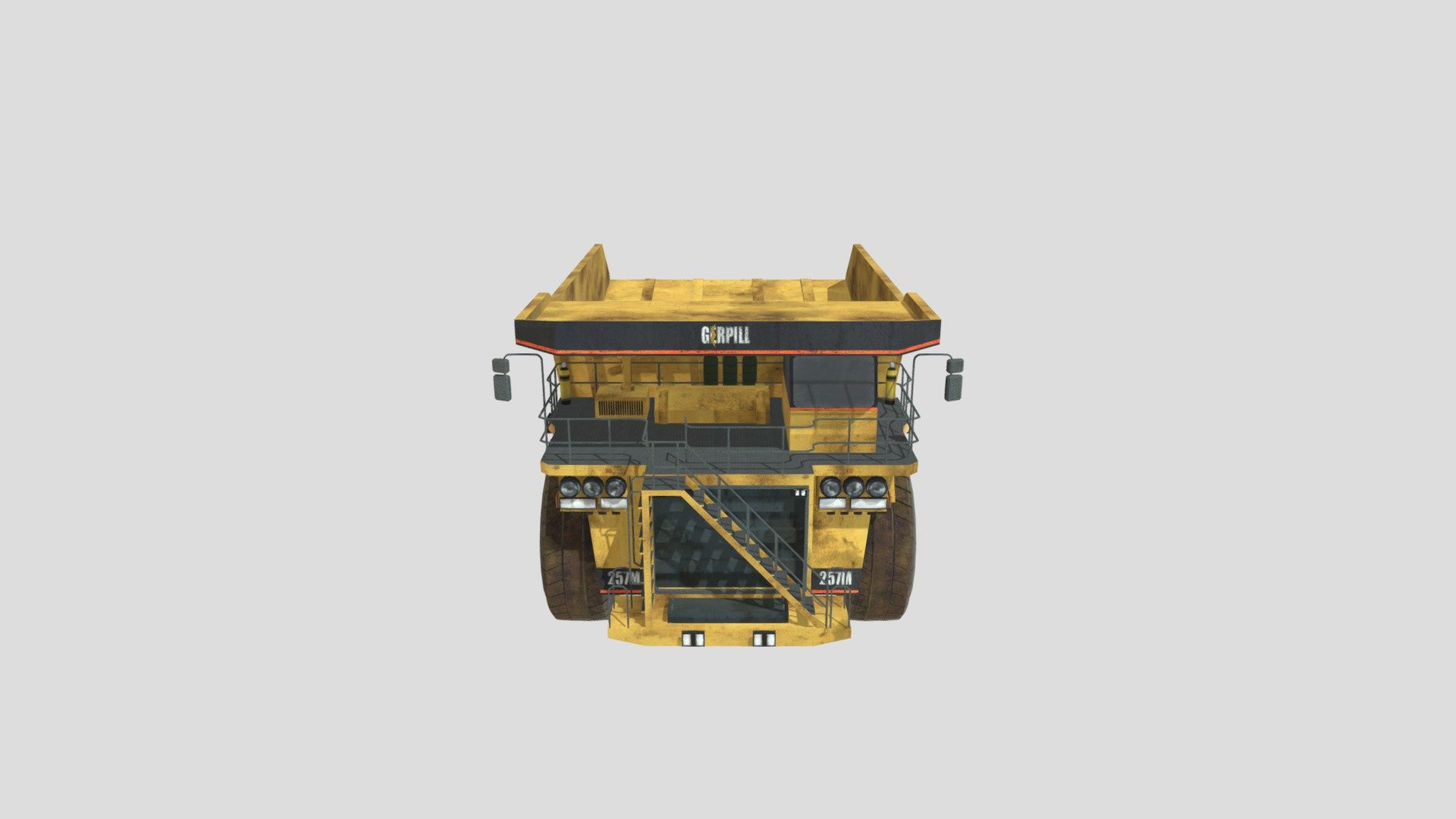 Mining  dump truck - 3D model by e (@melanie.2.10.90) 3d model