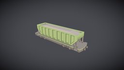 Low-Poly Metal Carriage