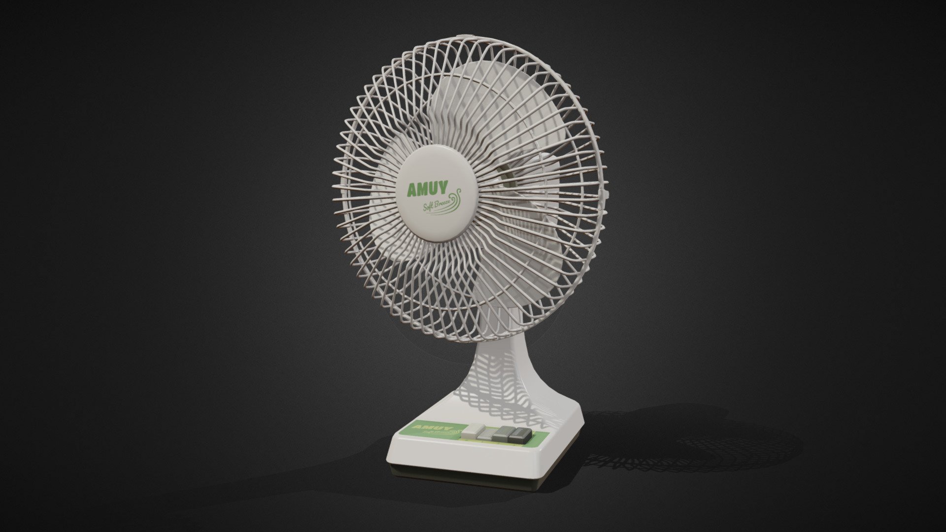Get the full pack and save 15%


An older standing fan, fully rigged and animated.
Modeled with accurate real world scale and fine details 3d model