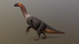 Therizinosaurus b3d, claws, dinosaurs, feathers, theropod, dinos, therizinosaurus, blender, creature, monster, rigged, dinosaur, dino