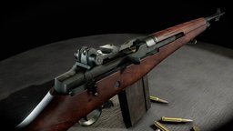 M14 Battle Rifle rifle, fps, shooter, vr, infantry, battle, sniper, coldwar, cold-war, battle-rifle, gun, war