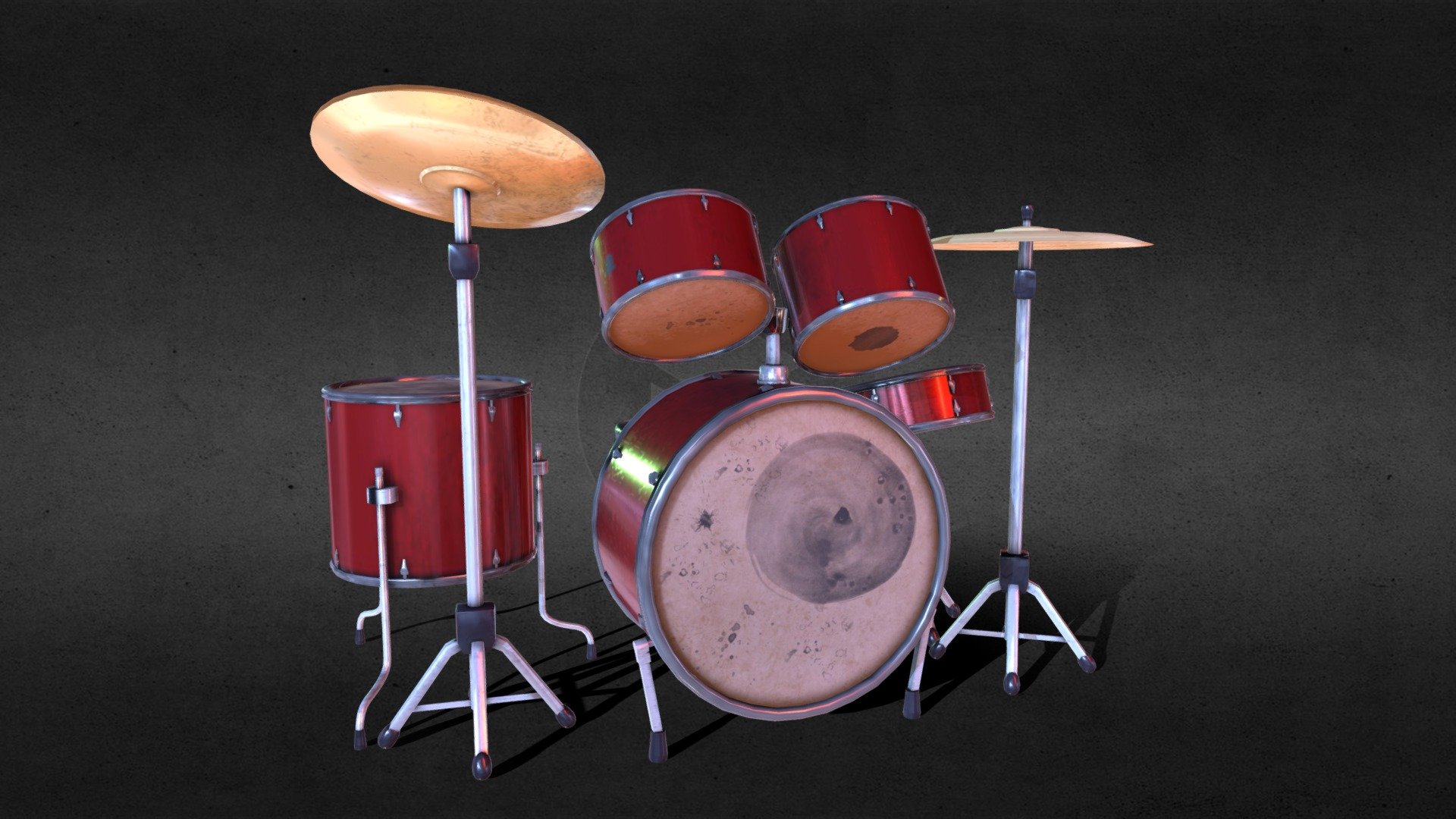 Third part of the project where i expect to create a musical instruments asset pack 3d model