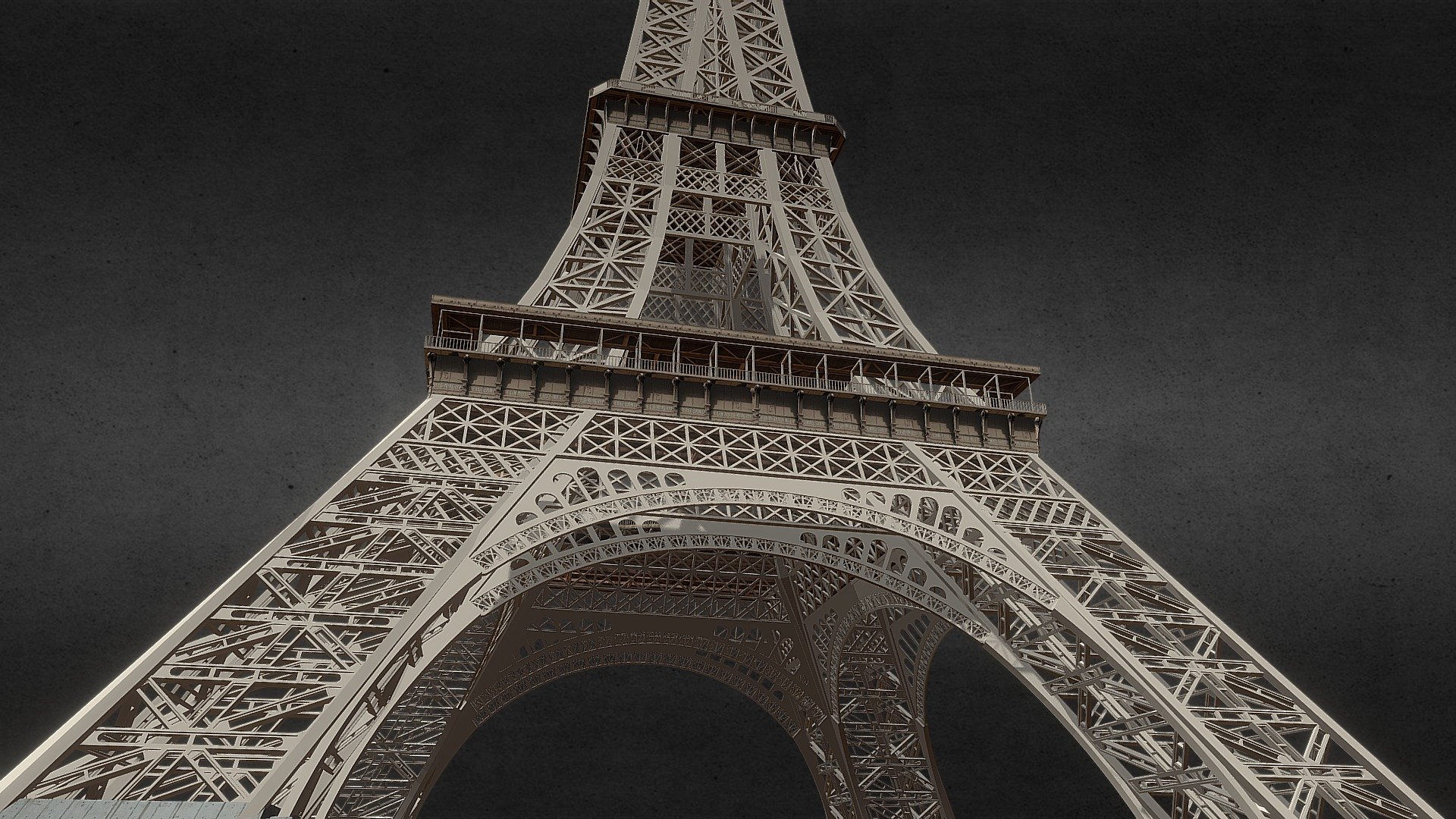 Torre Eiffel - 3D model by Antonio Rodriguez (@tubero44) 3d model
