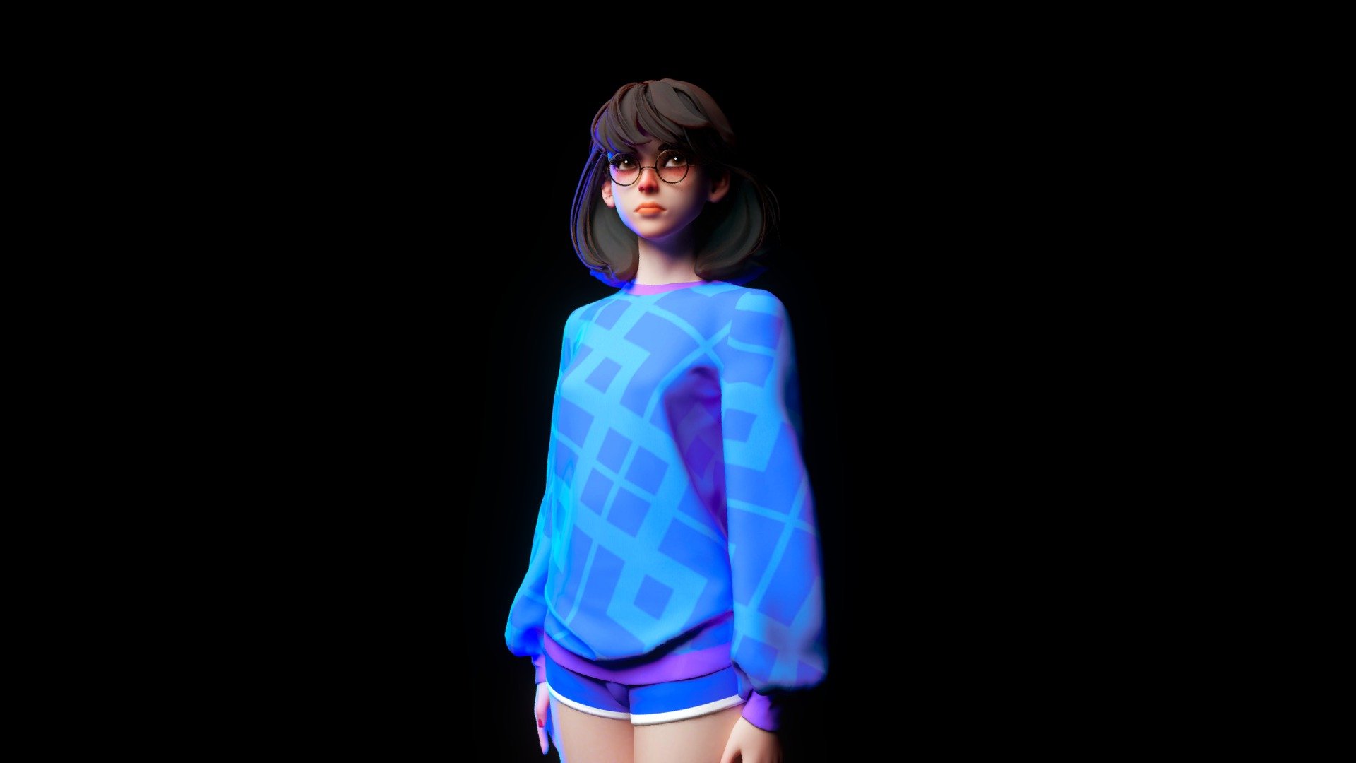 girl - Girl - 3D model by JiHoBoBN (@bbbjihwan) 3d model