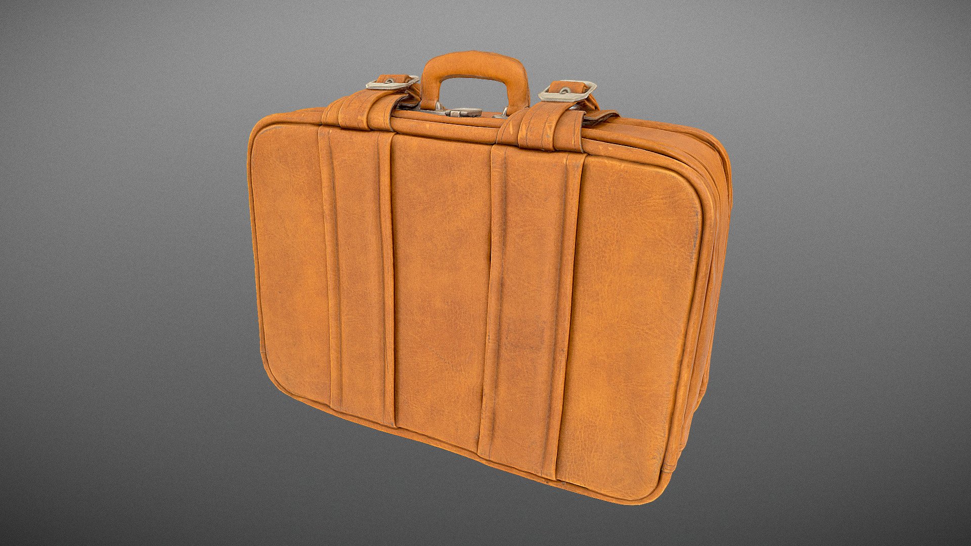Old retro vintage 50s suitcase old case travel luggage, brown leather skin baggage bag

Photogrammetry scan 200x24MP - Vintage leather suitcase old case luggage - Buy Royalty Free 3D model by matousekfoto 3d model